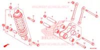 CUSCINO POSTERIORE(2) per Honda NC 750 S ABS 35KW, ROUGE 2019