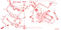 UTENSILI/SCATOLA BATTERIA per Honda NC 750 S ABS 35KW, ROUGE 2019