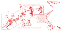 CALIBRO FRENO ANTERIORE per Honda NC 750 S ABS 35KW, RED 2018