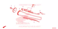 CATENA CAMMA/TENSIONE per Honda NC 750 S ABS 35KW, RED 2018