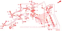 POMPA FRENO POSTERIORE (NC750SA/SD) per Honda NC 750 S ABS 35KW, RED 2018