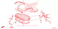 COPERTURA BAULE per Honda NC 750 S DCT, RED 2018