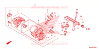 CORPO VALVOLA IMMISSIONE per Honda NC 750 S DCT, RED 2018