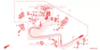 LEVA FRENO PARCHEGGIO per Honda NC 750 S DCT, RED 2018