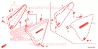 COPERTURA LATO/COPERTURA SERBATOIO per Honda CB 1100 RS GRAY 2018