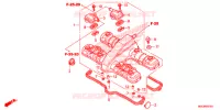 COPERTURA TESTA CILINDRO per Honda CB 1100 RS GRAY 2018