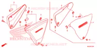 COPERTURA LATO/COPERTURA SERBATOIO per Honda CB 1100 RS 2019