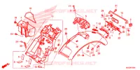 PARAFANGO POSTERIORE per Honda CB 1100 RS 2019