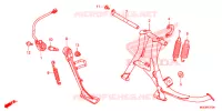 POSTEGGIO LATERALE per Honda CB 1100 RS 2019