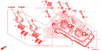 COPERTURA TESTA CILINDRO per Honda CBR 1000 ABS RED 2018