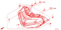 FARO ANTERIORE per Honda CBR 1000 ABS RED 2018