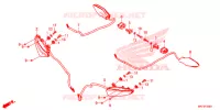 FRECCIA LAMPEGGIATORE (1) per Honda CBR 1000 ABS RED 2018