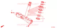 GAMBA STERZO/PONTE SOPRA per Honda CBR 1000 ABS RED 2018