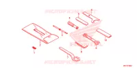 UTENSILI/SCATOLA BATTERIA per Honda CBR 1000 ABS RED 2018