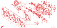 ALBERO A GOMITI/PISTONE per Honda CBR 1000 RR SP 2019