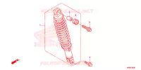 CUSCINO POSTERIORE(2) per Honda SPACY 110 2018