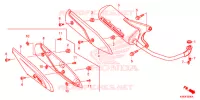SMORZATORE SCARICO(2) per Honda SPACY 110 2018