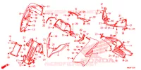 CARENE ANTERIORE (NSS125ADK) per Honda FORZA 125 TOP BOX 2018