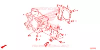 CILINDRO per Honda FORZA 125 TOP BOX 2018
