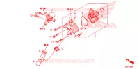 COPERTINA POMPA ACQUA per Honda FORZA 125 TOP BOX 2018