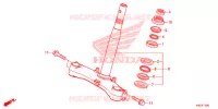 GAMBA STERZO/PONTE SOPRA per Honda FORZA 125 TOP BOX 2018