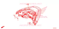 LUCE COMBINAZIONE POST. (NSS125ADK) per Honda FORZA 125 TOP BOX 2018