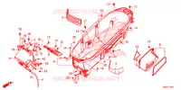 SCATOLA BAGAGLI (NSS125ADK) per Honda FORZA 125 TOP BOX 2018
