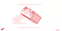 UTENSILI/SCATOLA BATTERIA per Honda FORZA 125 TOP BOX 2018
