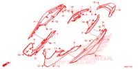 CARENE POSTERIORE (NSS125ADK) per Honda FORZA 125 E 2019