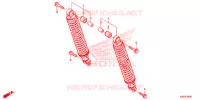 CUSCINO POSTERIORE(2) per Honda FORZA 125 E 2019