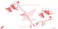 FRECCIA ANTERIORE (NSS125ADK) per Honda FORZA 125 E 2019