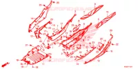 GONNA LATERALE/COPERTURA CENTRO (NSS125ADK) per Honda FORZA 125 E 2019