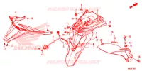 PARAFANGO POSTERIORE / FANALE ILLUMINAZIONE TARGA  (NSS125ADK) per Honda FORZA 125 E 2019