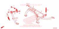 POSTEGGIO LATERALE per Honda FORZA 125 E 2019