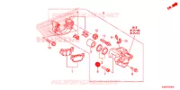 CALIBRO FRENO POSTERIORE per Honda FORZA 125 2020