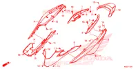 CARENE POSTERIORE (NSS125ADK) per Honda FORZA 125 2020