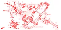 CORPO TELAIO (NSS125ADK) per Honda FORZA 125 2020