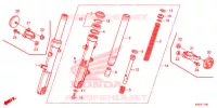 FORCELLA ANTERIORE per Honda FORZA 125 2020