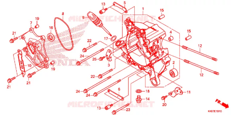 CASSA MANOVELLA DESTRA Honda SCOOTER 125 FORZA 2020  NSS125ADK