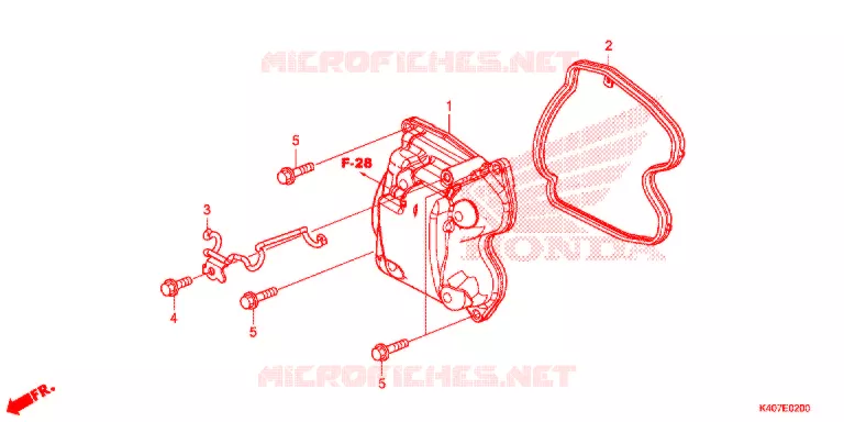 COPERTURA TESTA CILINDRO Honda SCOOTER 125 FORZA 2018  NSS125ADK