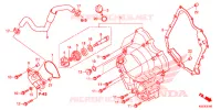 COPERTURA CASSA MANOVELLA/POMPA ACQUA per Honda SH 300 I ABS STANDARD 2018