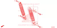 CUSCINO POSTERIORE(2) per Honda SH 300 I ABS STANDARD 2018