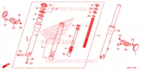 FORCELLA ANTERIORE per Honda SH 300 I ABS STANDARD 2018