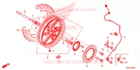 RUOTA ANTERIORE per Honda SH 300 I ABS STANDARD 2018