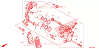 CALIBRO FRENO ANTERIORE per Honda SH 300 I ABS STANDARD 2018
