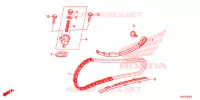 CATENA CAMMA/TENSIONE per Honda SH 300 I ABS STANDARD 2018