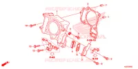 CILINDRO/CANNA VALVOLA per Honda SH 300 I ABS STANDARD 2018