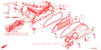 COPERTURA ANTERIORE/FILTRO ARIA per Honda SH 300 I ABS STANDARD 2018