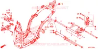 CORPO TELAIO per Honda SH 300 I ABS STANDARD 2018
