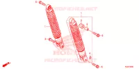 CUSCINO POSTERIORE(2) per Honda SH 300 I ABS STANDARD 2018